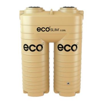 Eco Tanks Ecoslim Water Tank Wintergrass 2220 Litre
