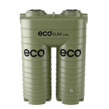 Eco Tanks Ecoslim Water Tank Olive 2220 Litre 
