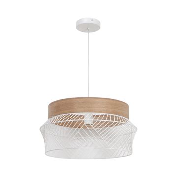 Inspire pendant light metal matt white