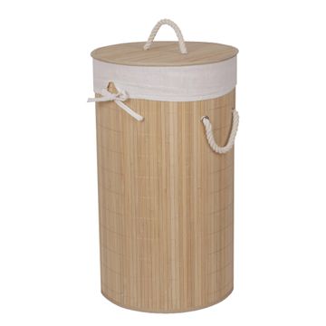Sensea Bamboo Round Laundry Basket 60L 