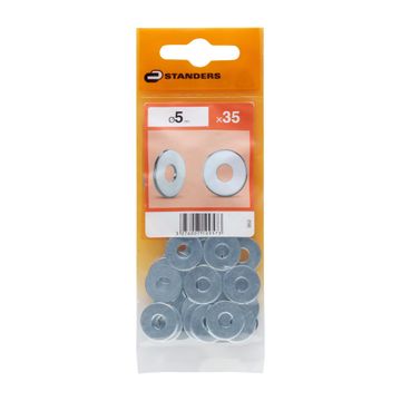 FLAT FENDER WASHER LARGE STEEL 5X 35P