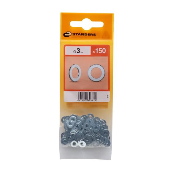 FLAT WASHER SMALL STEEL 3X 150P