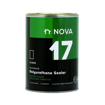 Wood Varnish Interior Gloss Polyurethane Sealer GENKEM Nova 17 Clear 5L
