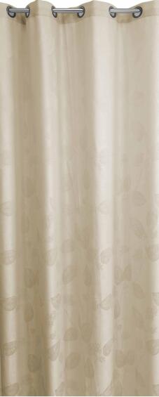CURTAIN KAREN LINED CREAM EYELET 140X225