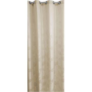 CURTAIN KAREN LINED CREAM EYELET 140X225