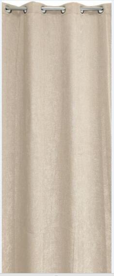 BO CURTAIN CARTER NATURAL EYELET 265X250