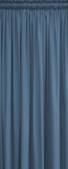 Curtain taped denim 218x230cm