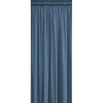Curtain taped denim 218x230cm