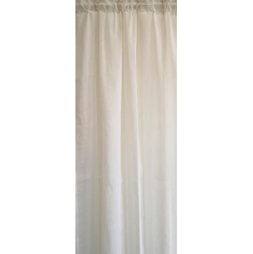 CURTAIN VINTAGE SHEER LINEN TAPE 230X218