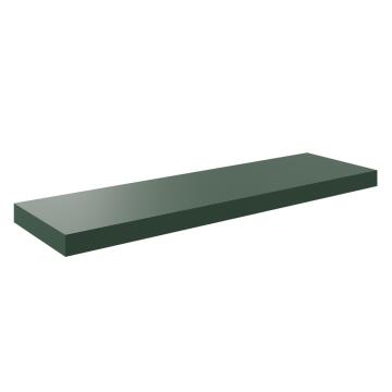 Spaceo floating shelf dark green 80x23cm