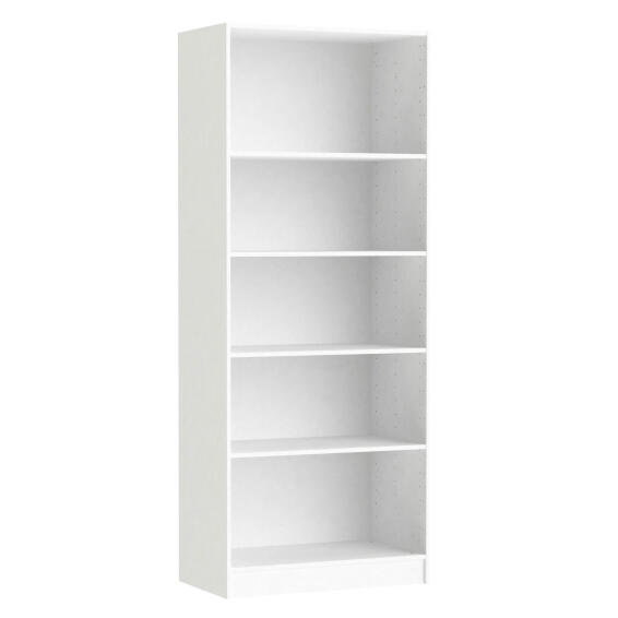 Space home cupboard with 4 shelves white h200cmxl80cmxd45cm