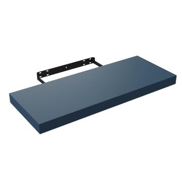 Spaceo floating shelf dark blue 60x23cm