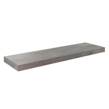 Spaceo floating shelf concrete 80x23cm