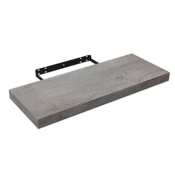 Spaceo floating shelf concrete 60x23cm
