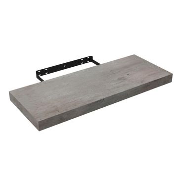 Spaceo floating shelf concrete 60x23cm
