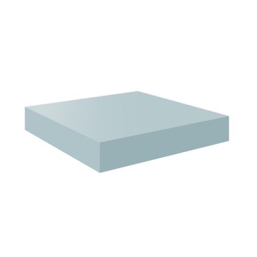 Spaceo floating shelf aqua 23x23cm