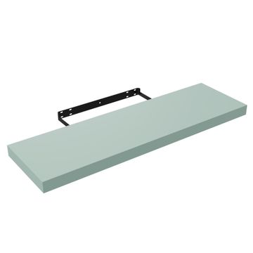 Spaceo floating shelf light green 80x23cm