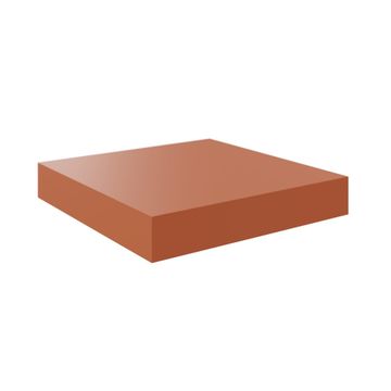Spaceo floating shelf terracotta 23x23cm