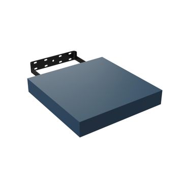 Spaceo floating shelf dark blue 23x23cm
