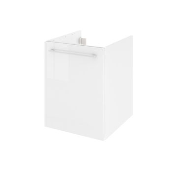 Single basin cabinet pack 1 door SENSEA Remix white 45x58x48cm