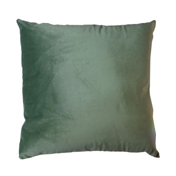 SCATTER CUSHION SUEDE SEAGREEN 50X50CM