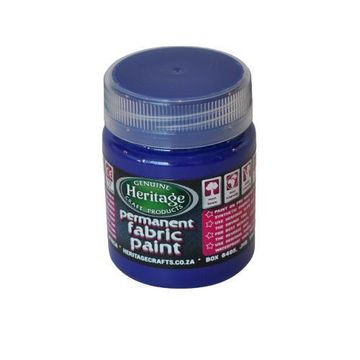 Heritage Fabric Paint Navy Blue 100ML