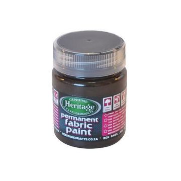 Heritage Fabric Paint Brown Chocolate 100ML