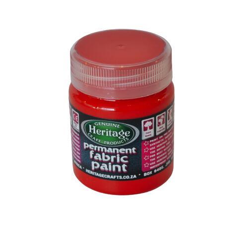 HERITAGE FABRIC PAINT RED 100ML LEROY MERLIN South Africa
