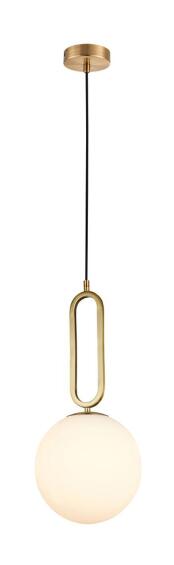 pendant light E27 croquet  glass antique brass