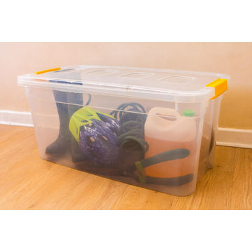 Addis storage box clear 100l