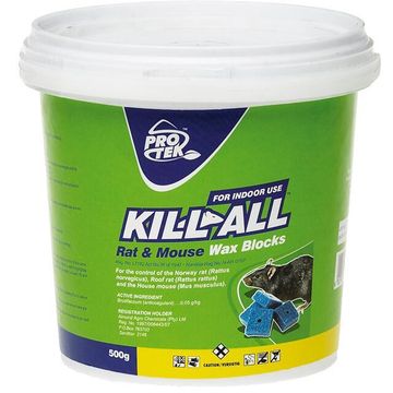 Kill All, Rat and Mouse Waxblocks, PROTEK, 500g
