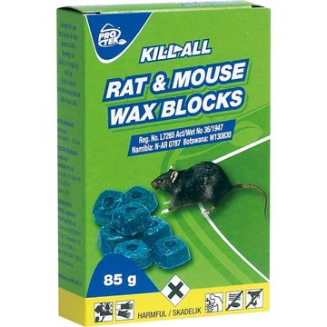 Kill All, Rat and Mouse Waxblocks, PROTEK, 85g
