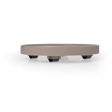 Saucer, Saucer with Wheels, Taupe, ARTEVASI, 30cm