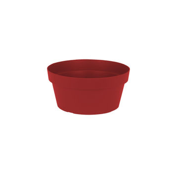 Pot, Plastic Pot, Capri Bowl Dark Dark Red, ARTEVASI, 30cm