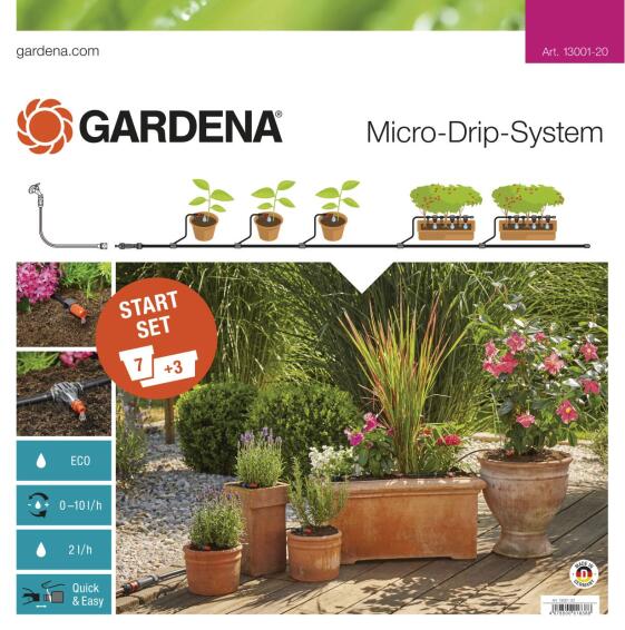 Gardena drip irrigation starter set for pots 15 meter