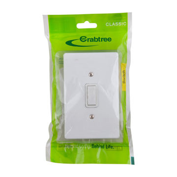 SWITCH 4X2 1L 2W WHITE CRABTREE