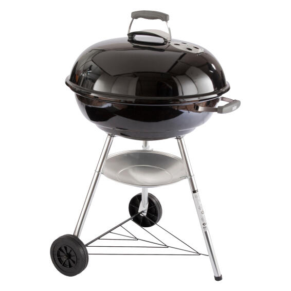 Weber Compact 57cm Kettle Charcoal BBQ, Black