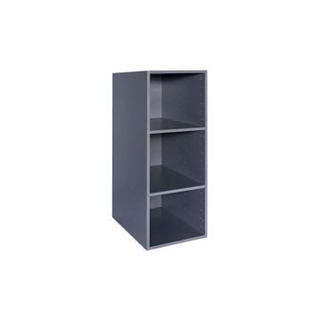 Space Home Cupboard With 3 Shelves Grey H100xW40xD60cm