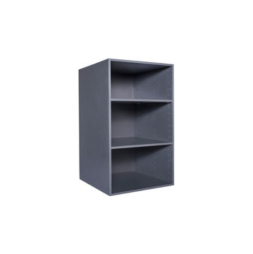 Space home cupboard with 2 shelves grey h100xw60xd60cm