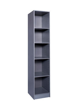 Cabinet SPACE HOME grey H200cm x W40cm x D45cm