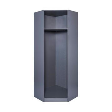  Space Home Corner Cupboard Grey H240xW73.3xD73.3cm