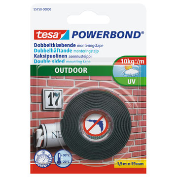 OUTDOOR 2SIDE SELFADHESIVE M-TAPE1.5MX19