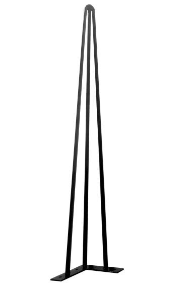 Hairpin leg black 870mm fit