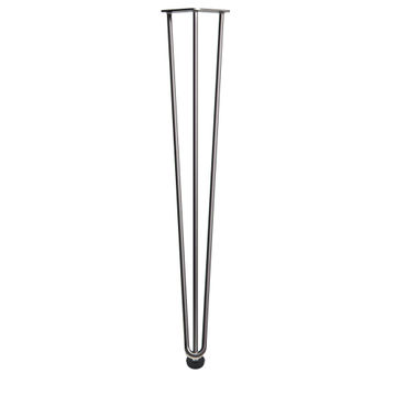 Hairpin leg brushed nickel 870mm fit