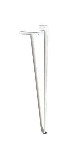 Hairpin leg white 410mm fit