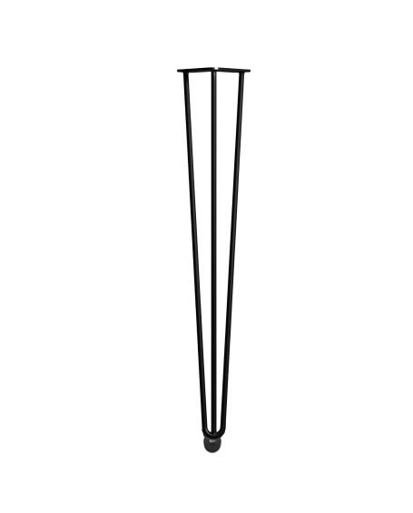 Hairpin leg black 410mm fit