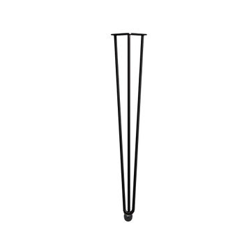 Hairpin leg black 410mm fit