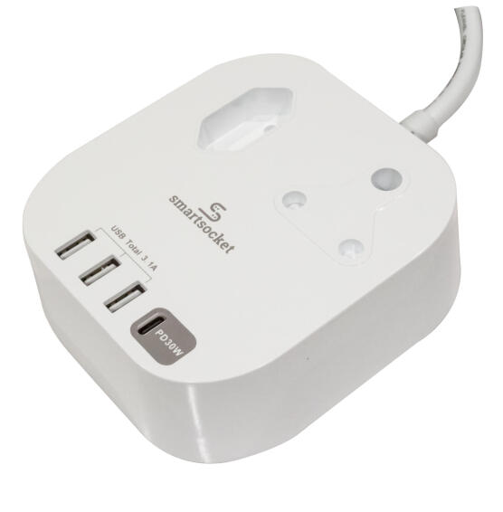 SOCKET SMART 1X3 PIN 1X2 PIN 3.1AMP