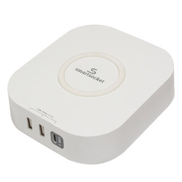WIRELESS CHARGER + USB HUB 3.1AMP
