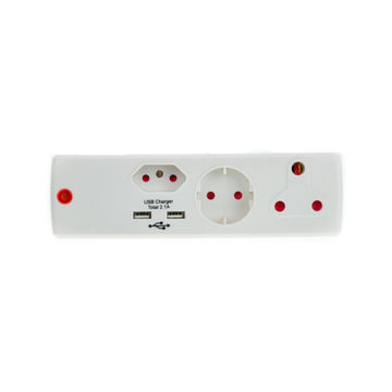1X16+1X5AMP+1XSHUCKO+2.1AMP USB ADAPTOR